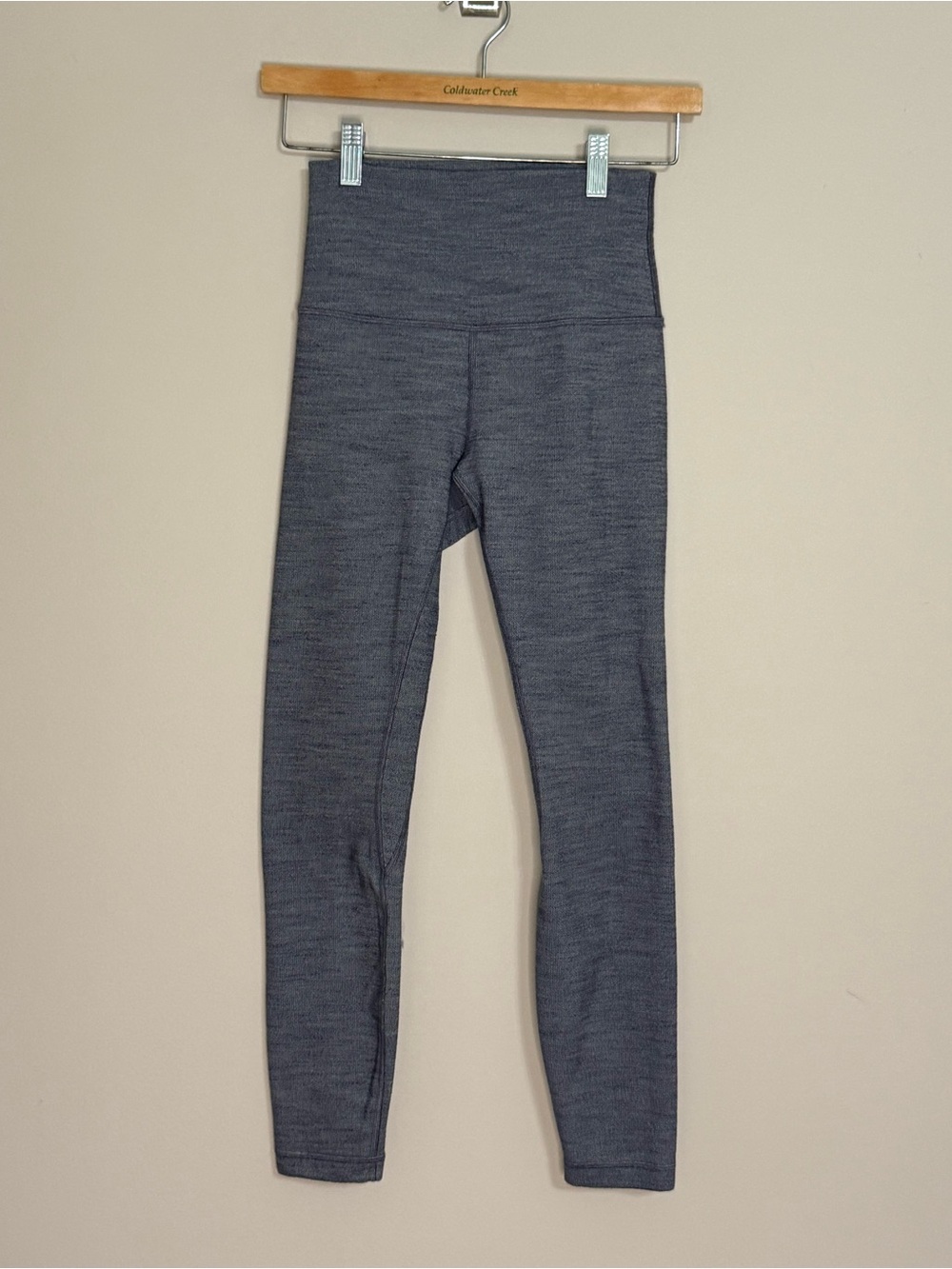 Lululemon High Rise Leggings - Color: Heathered Gray - Size: 4 - 25